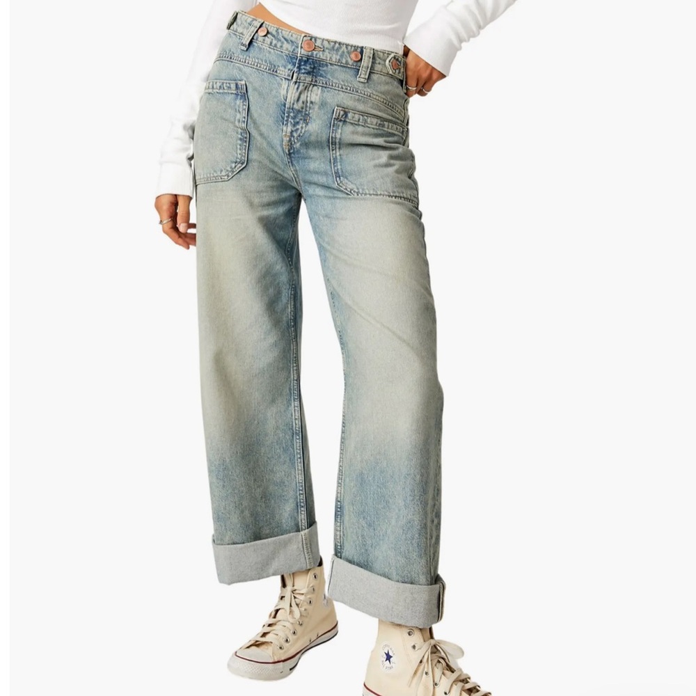WE THE FREE PALMER CUFFED JEANS LA LA LAND